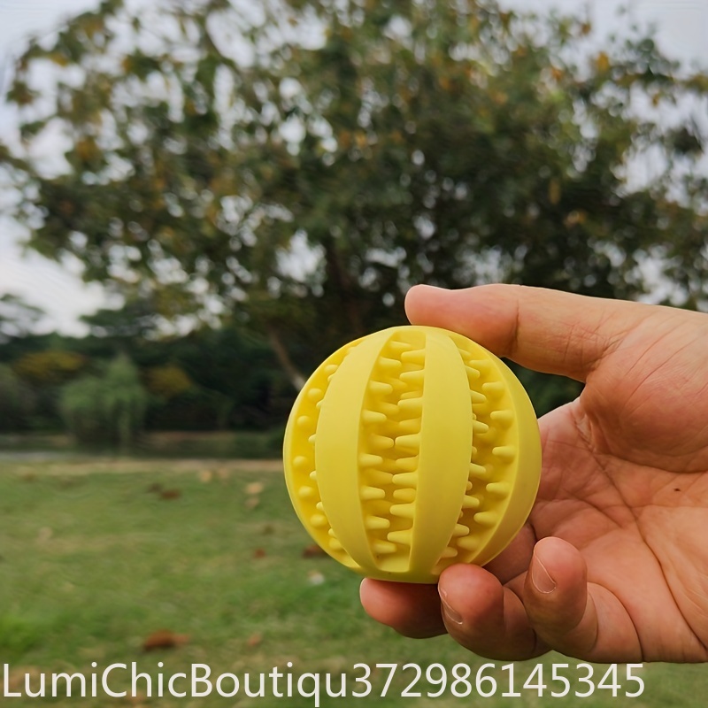 Rubber Treat Dispensing Dog Toy - Jouet en caoutchouc pour chien, boule