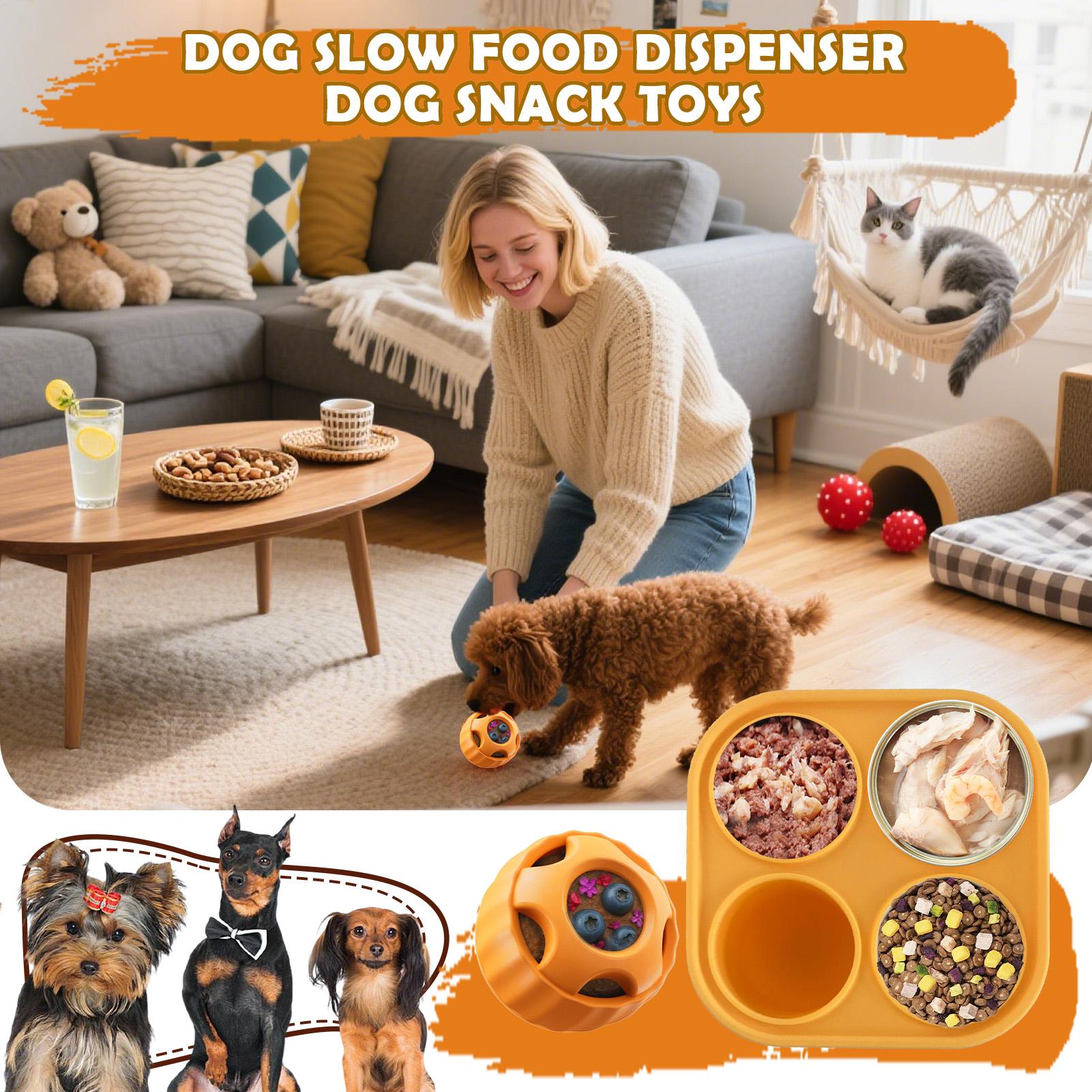 Dog Puzzle Feeder Toy - Jouets de distribution de friandises pour