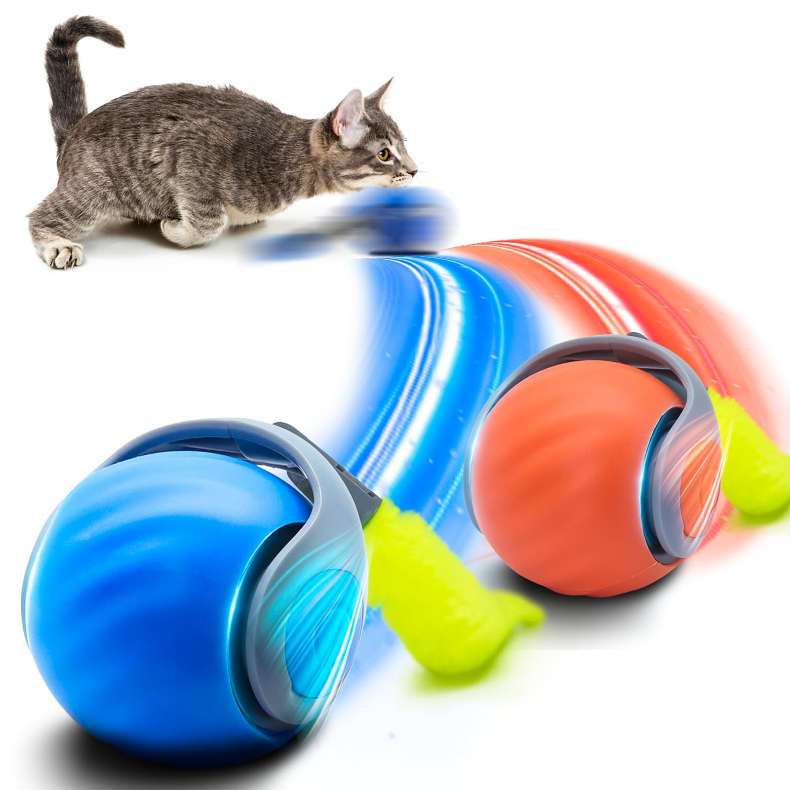 Automatic Moving Dog Ball - Jouets interactifs pour chat, boule roulante