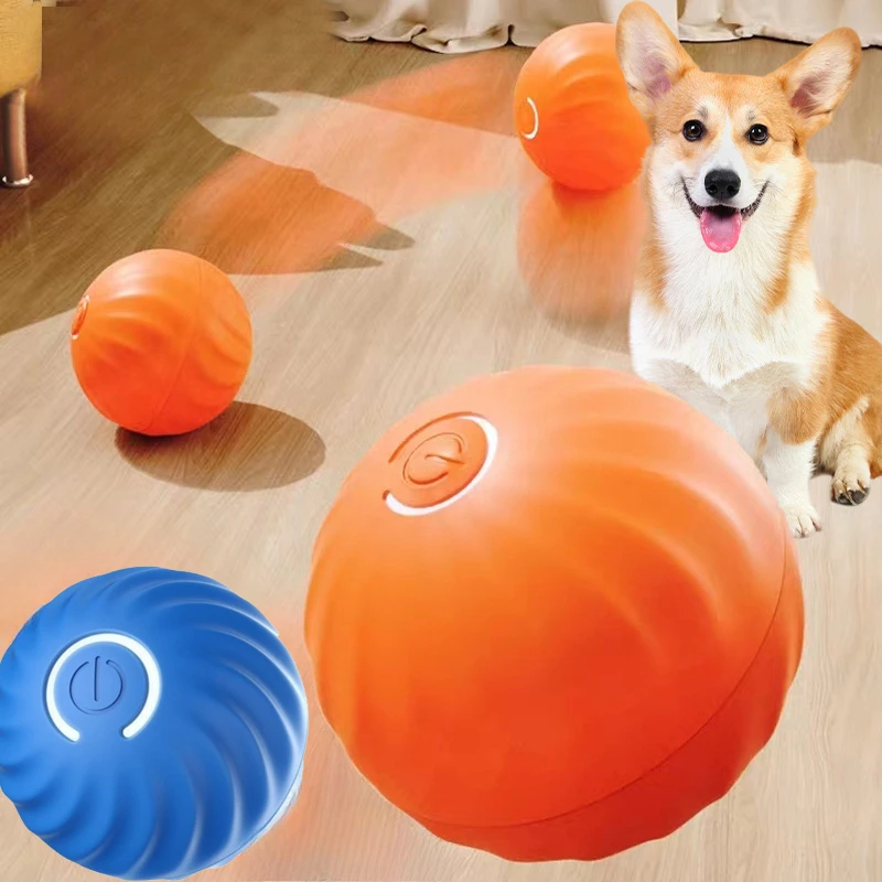 Automatic Moving Dog Ball - @1G-Balle de jeu pour animaux de