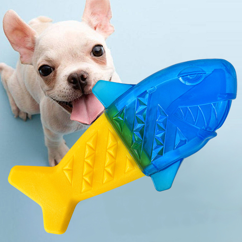 Teeth Cleaning Dog Chew Bone - Jouet rafraîchissant pour chien, os à