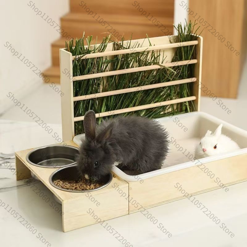 Mangeoire à foin en bois pour  - Pet Beds avis et prix