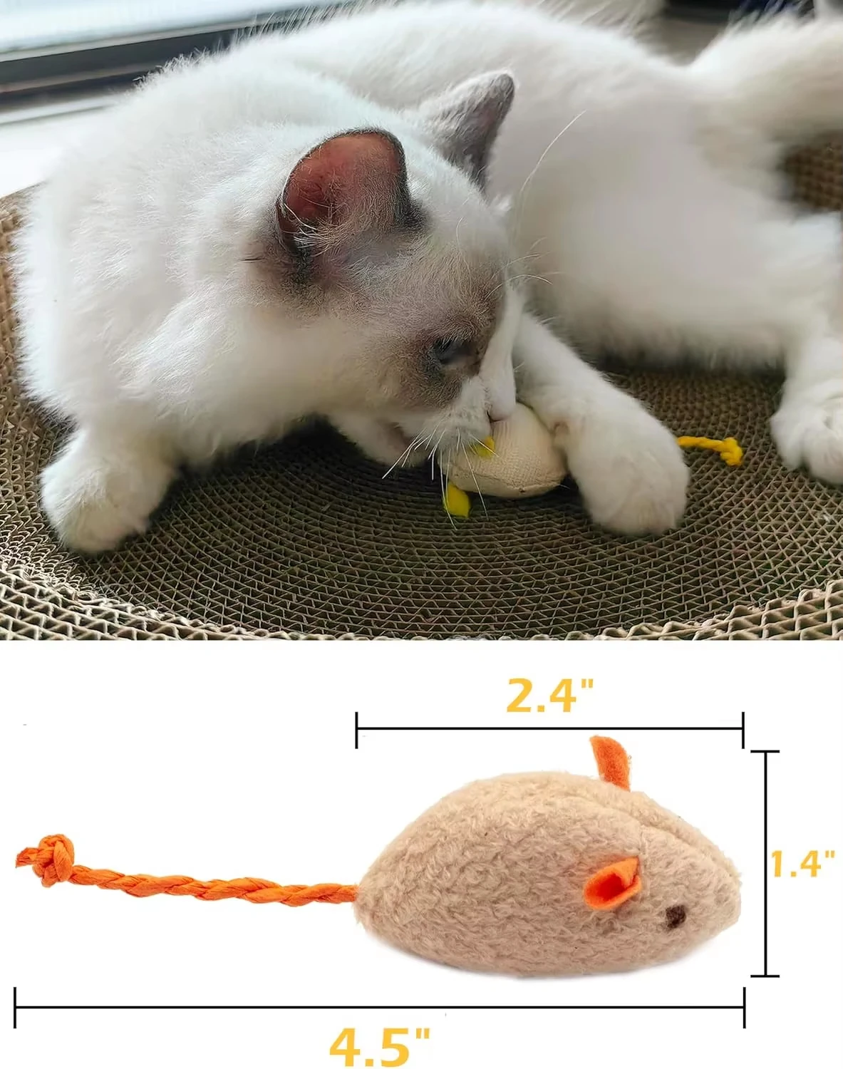 5 jouets pour chat en forme de - Catnip Interactive Plush Mouse avis et prix