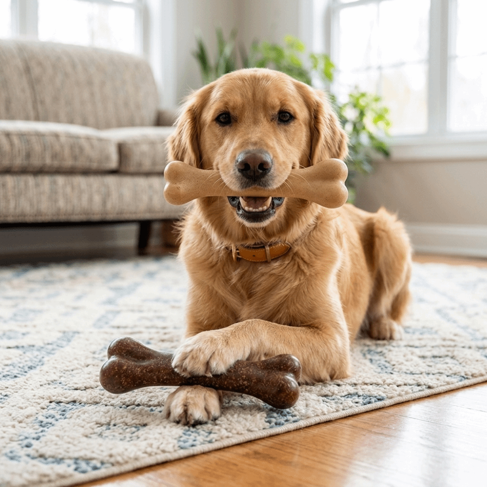 Jouet à mâcher en forme d'os,  - Teeth Cleaning Dog Chew Bone avis et prix