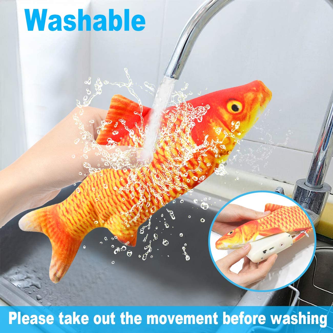 Jouets pour chats Poisson Char - Electric Floppy Fish Dog Toy avis et prix