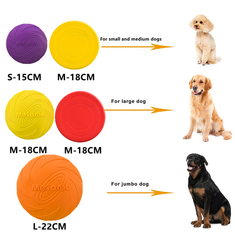 Jouet interactif en silicone e - Flying Disc Dog Training Toy avis et prix