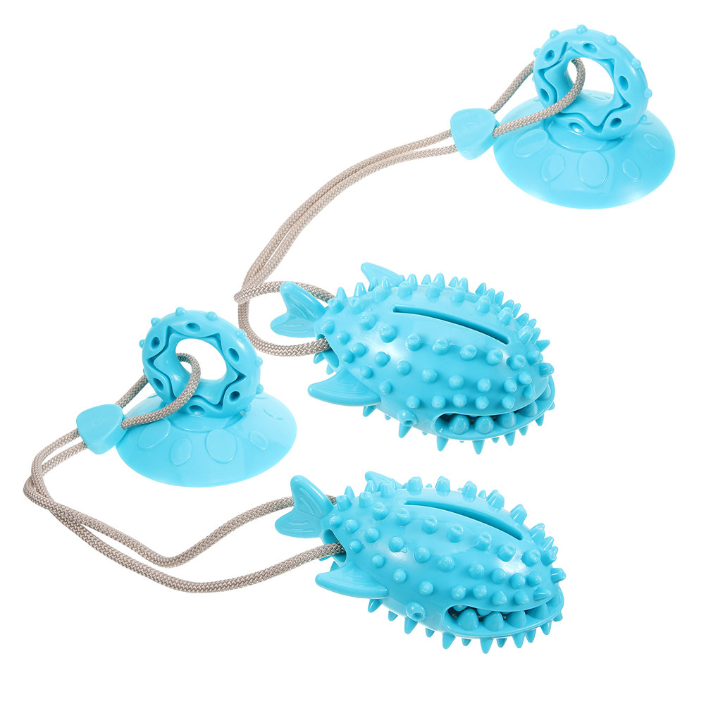 2 pièces, jouet interactif pou - Suction Cup Dog Tug Toy avis et prix