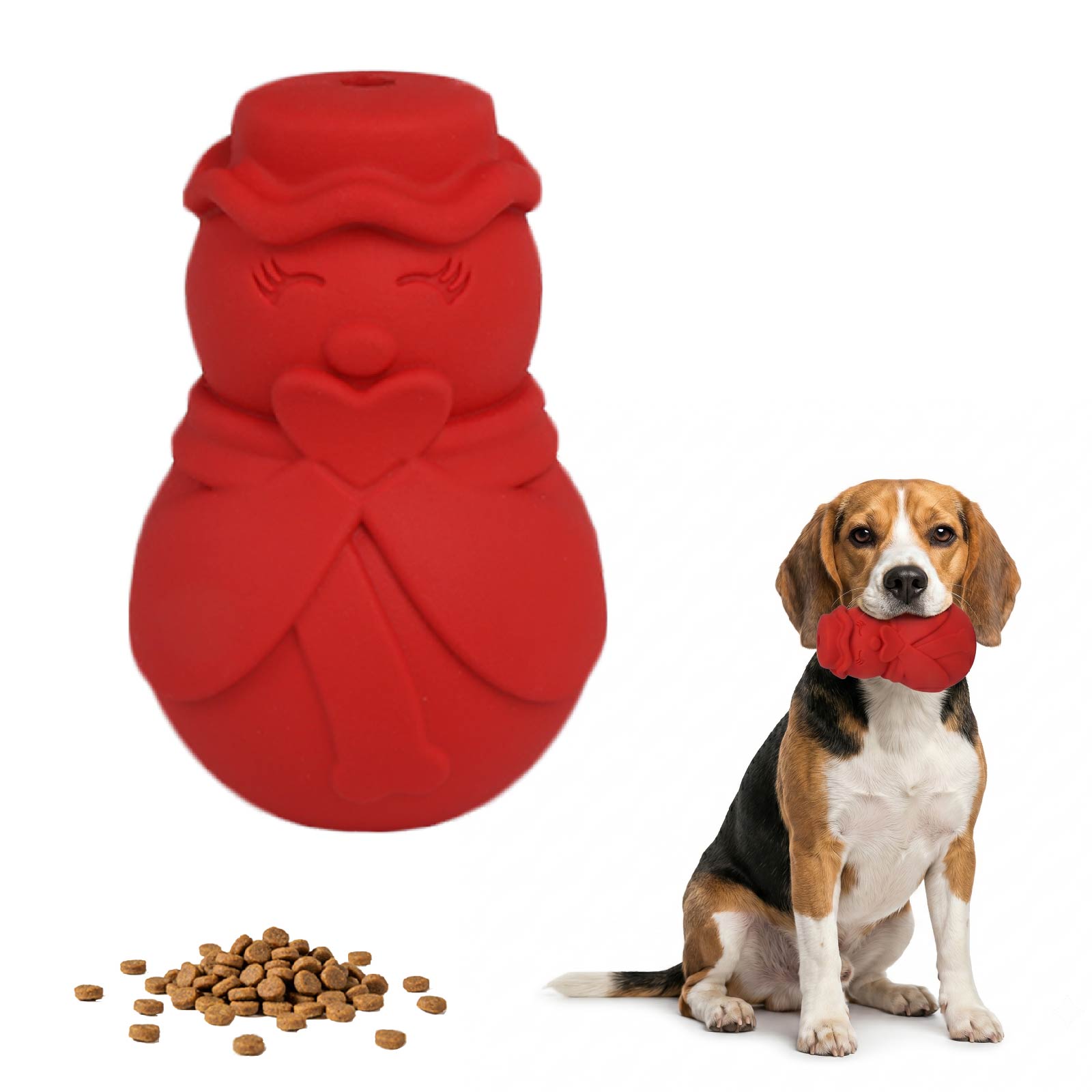 Jouet puzzle pour chien en for - Rubber Treat Dispensing Dog Toy avis et prix