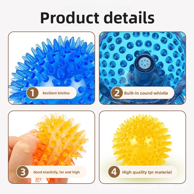 Balle pour chien en TPR hautem - Indestructible Dog Chew Toy avis et prix