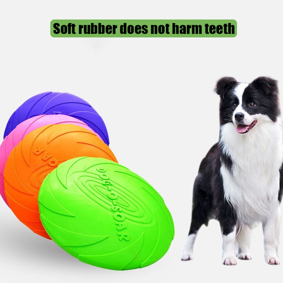 Grand jouet frisbee pour chien - Flying Disc Dog Training Toy avis et prix